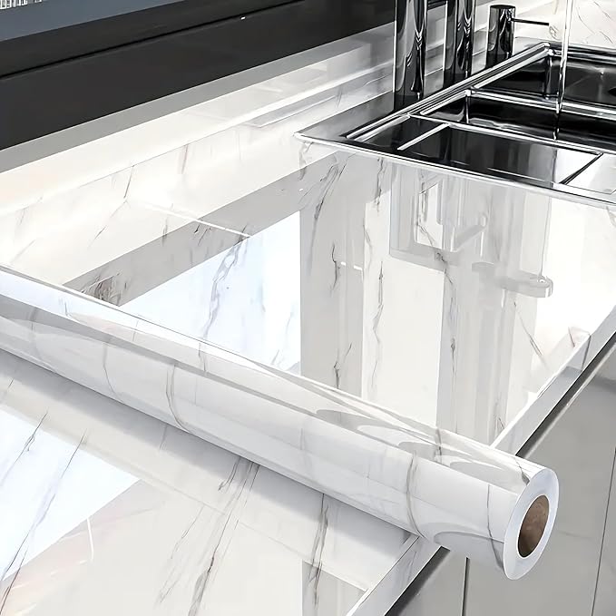 Papel Adhesivo Mármol Premium | (2m x 60cm)