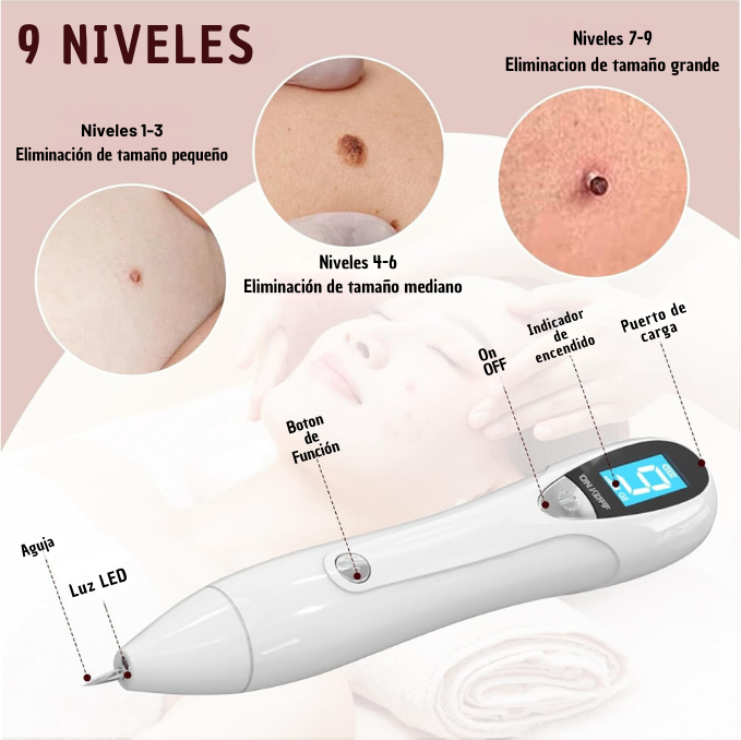 PlasmiBelle | Pluma Plasma Pen Quita Verruga Y Pecas