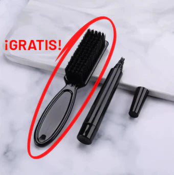Lápiz Marcador para Barba + Cepillo de Regalo 🎁