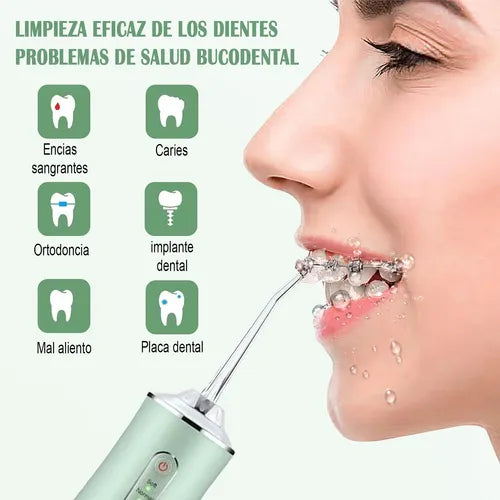 IRRIGADOR PROFESIONAL ORAL ANTISARRO RECARGABLE