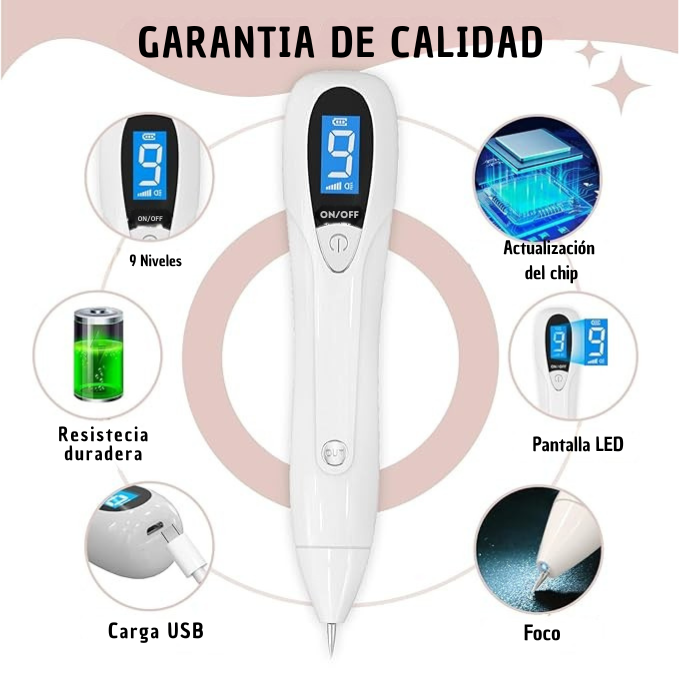 PlasmiBelle | Pluma Plasma Pen Quita Verruga Y Pecas